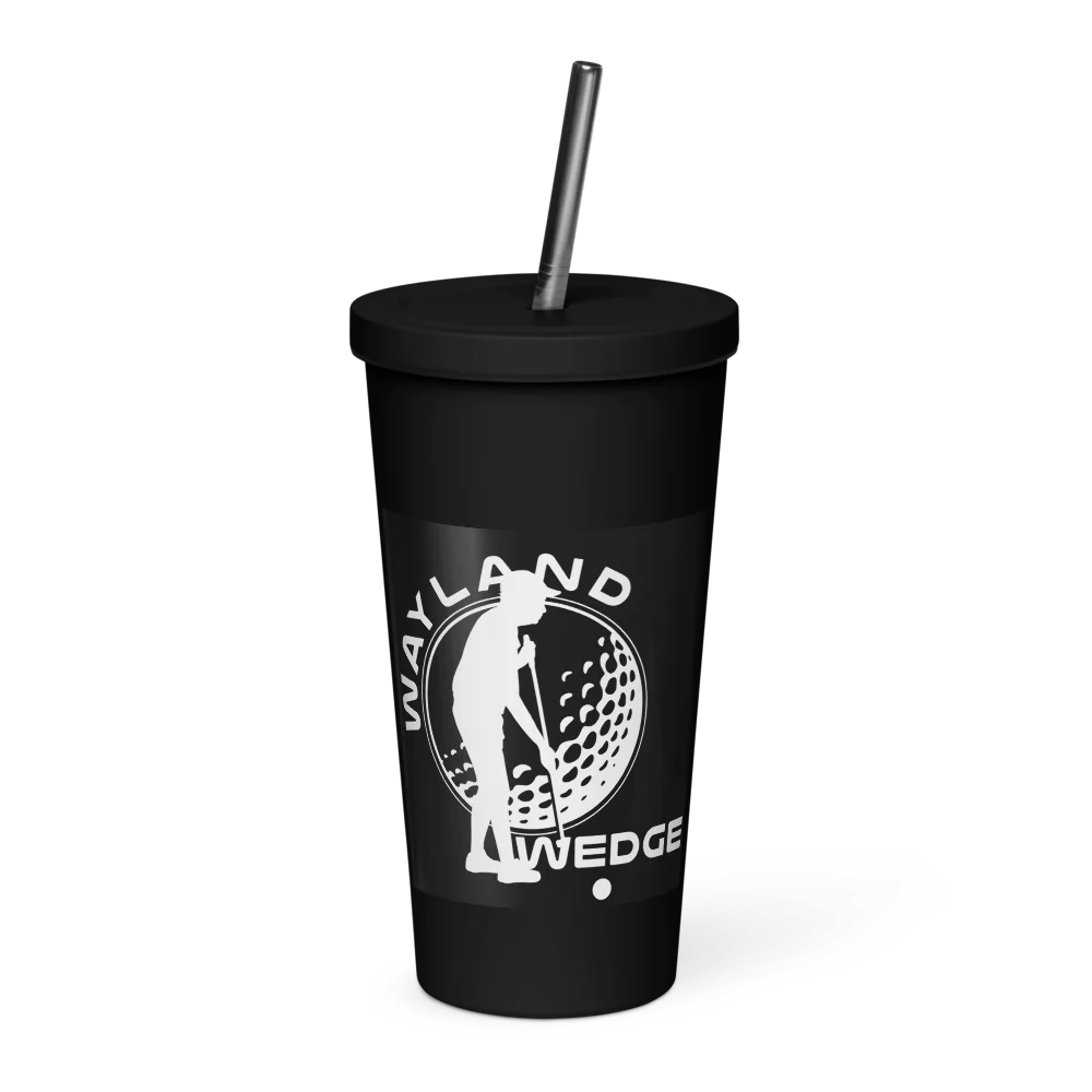 Wayland Wedge Insulated Tumbler with a Straw